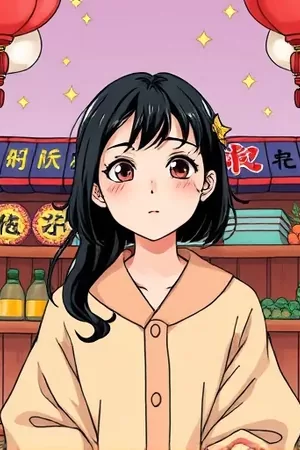 《月光收容所》治愈条漫封面，月下窗台