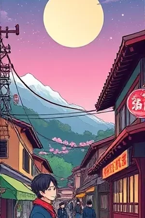 《雪落无声处》文艺条漫封面，雪地脚印