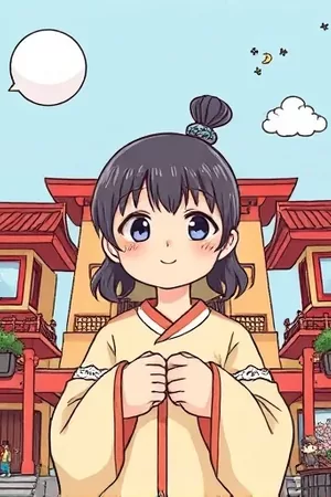 《锈色阶梯》推理条漫封面，旧楼铁梯